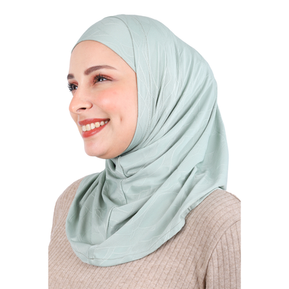 حجاب ليكرا جاكار قطعتين