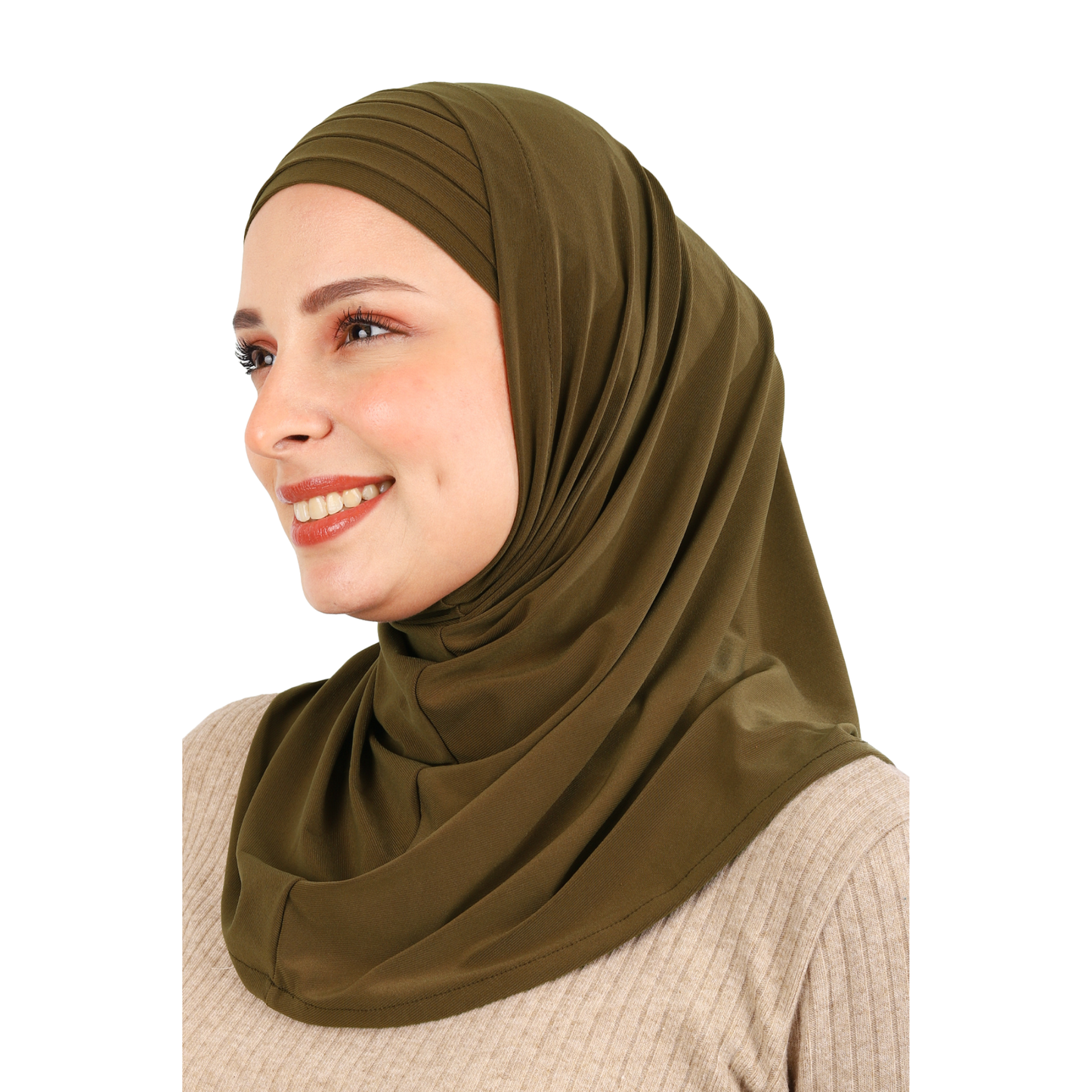حجاب ليكرا قطعتين درابيه