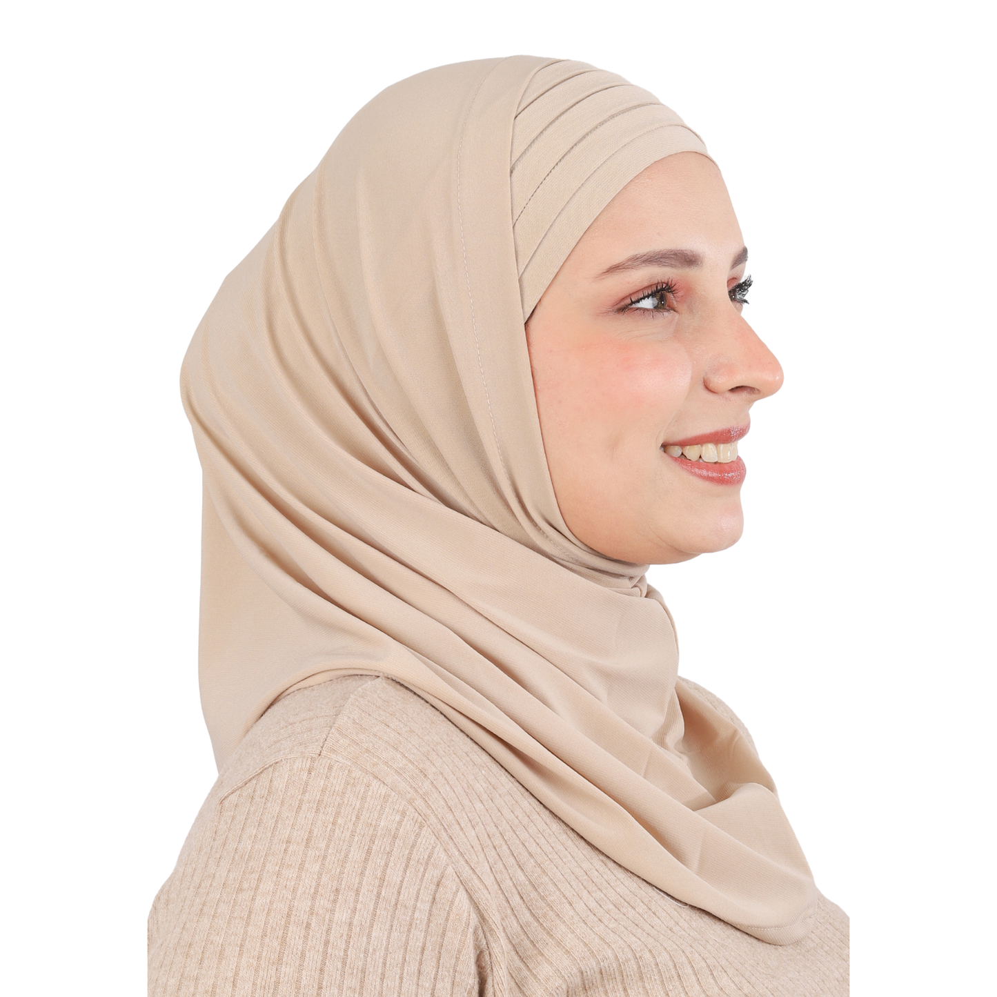 حجاب ليكرا قطعتين درابيه