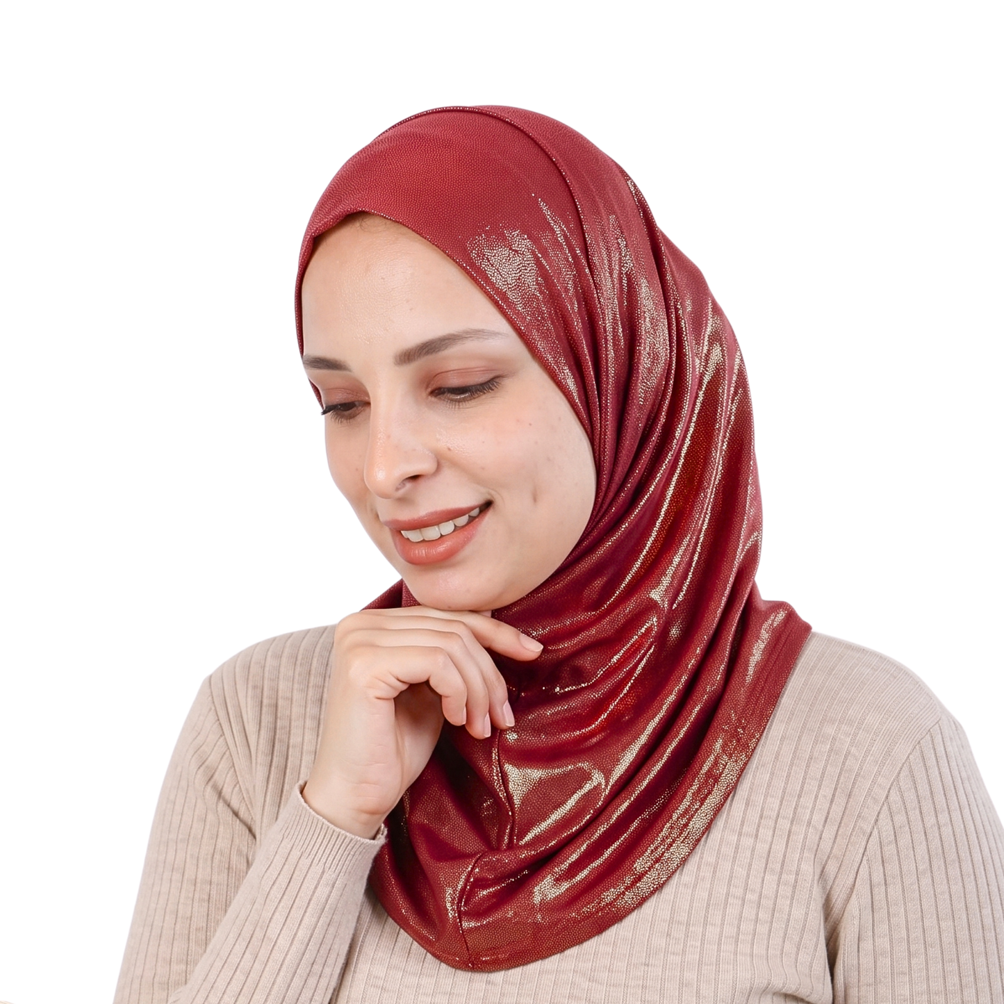 حجاب ليكرا قطعة واحدة سواريه