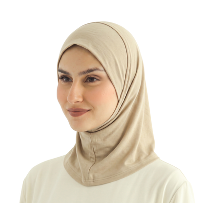 حجاب ليكرا قطعة واحدة قصير