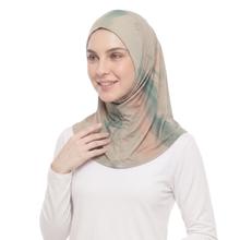حجاب ليكرا منقوش قطعة واحدة