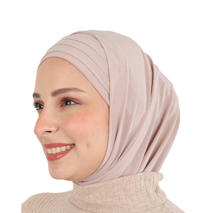 حجاب ليكرا قطعتين درابيه