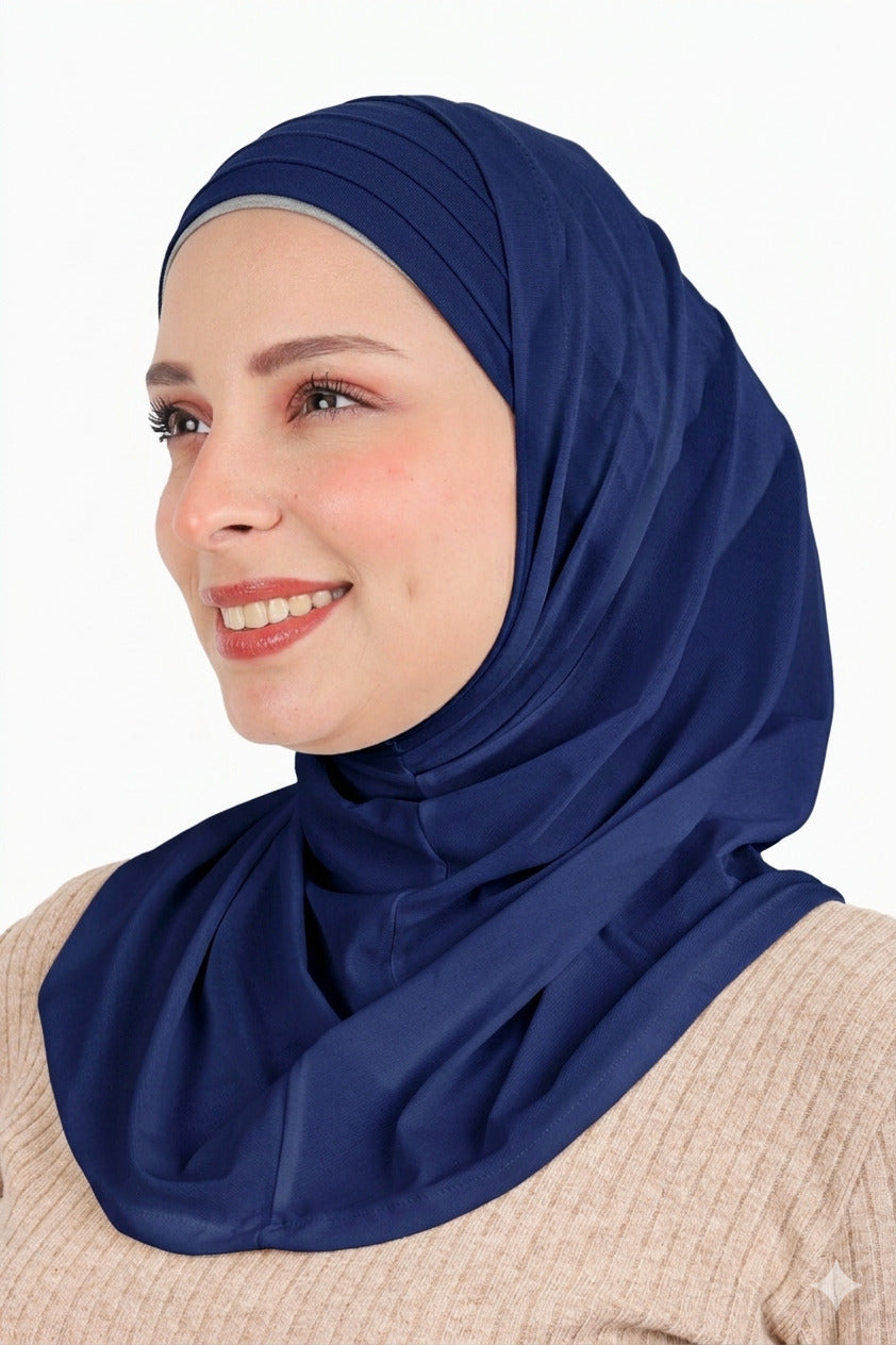 حجاب ليكرا قطعتين درابيه