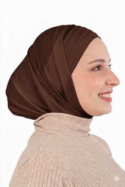 حجاب ليكرا قطعتين درابيه