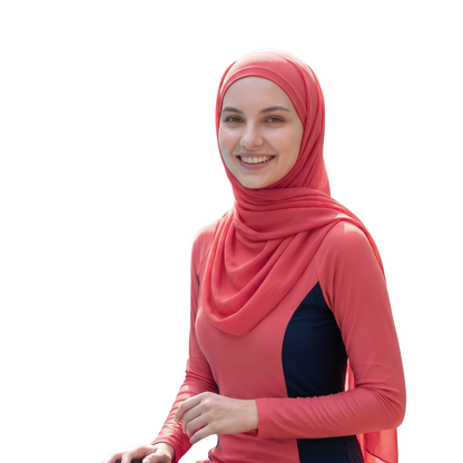 طرحة تول مع بندانة ليكرا