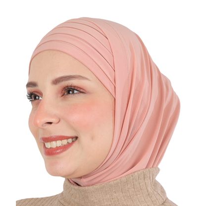 حجاب ليكرا قطعتين درابيه