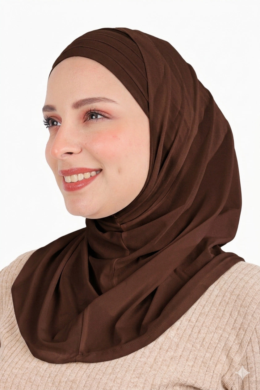 حجاب ليكرا قطعتين درابيه