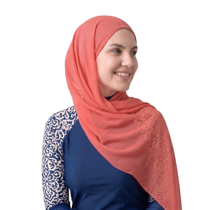 طرحة تول مع بندانة ليكرا