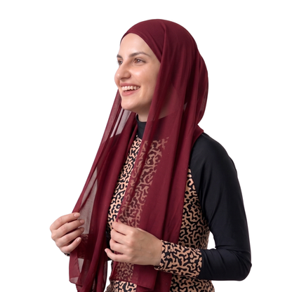 طرحة تول مع بندانة ليكرا