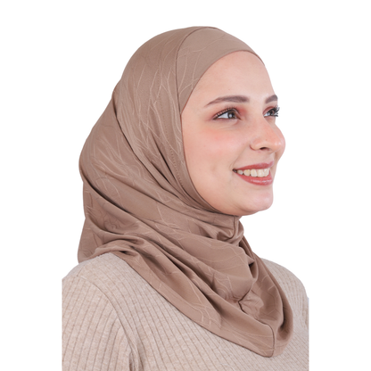 حجاب ليكرا جاكار قطعتين
