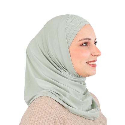 حجاب ليكرا قطعتين درابيه