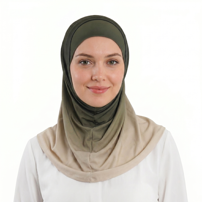 حجاب ليكرا ديجراديه قطعتين