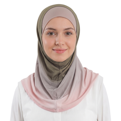 حجاب ليكرا ديجراديه قطعتين