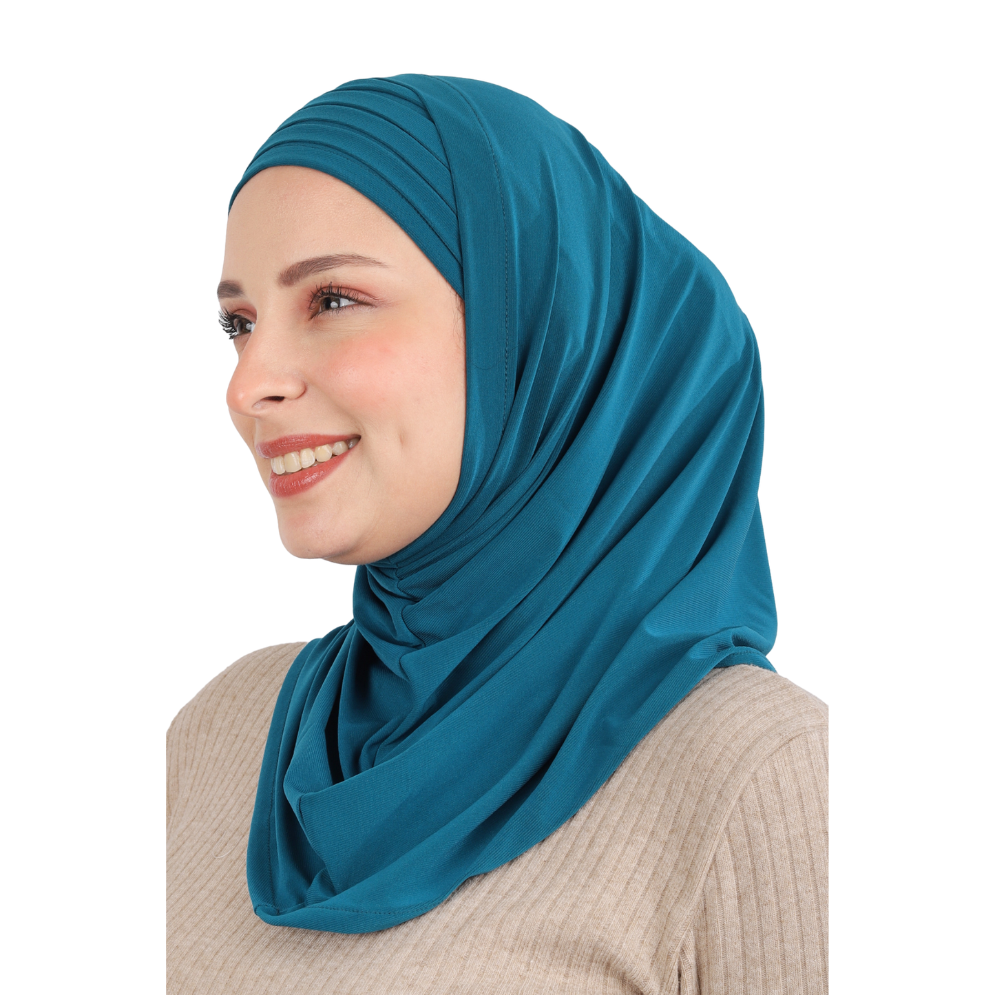 حجاب ليكرا قطعتين درابيه