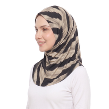 حجاب ليكرا منقوش قطعة واحدة