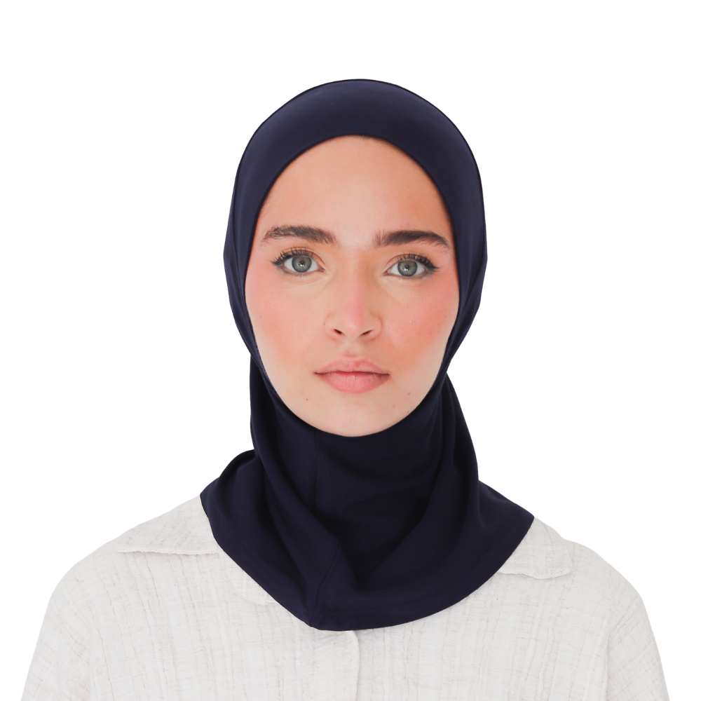 حجاب قطن قطعة واحدة قصير ALTOBEH - ثبات تام بدون دبابيس.