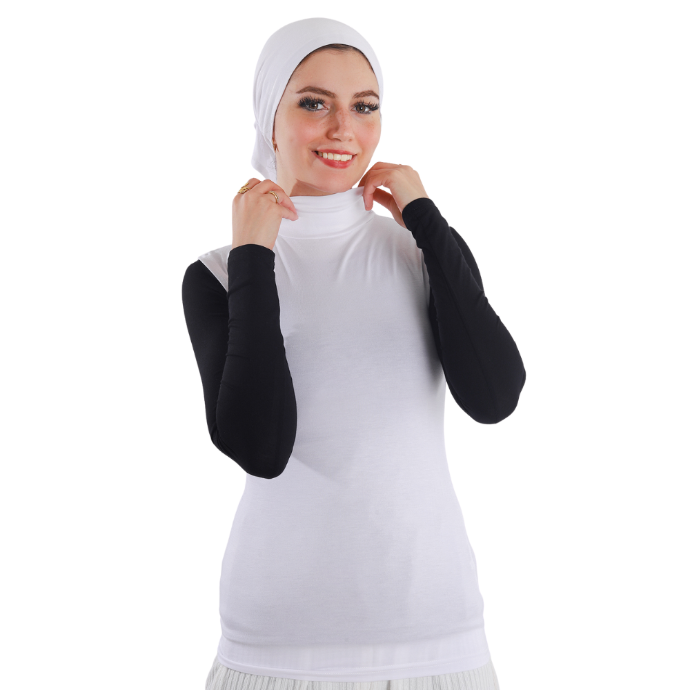 بودي قطن نص رقبة بدون أكمام