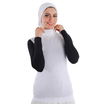 بودي قطن نص رقبة بدون أكمام