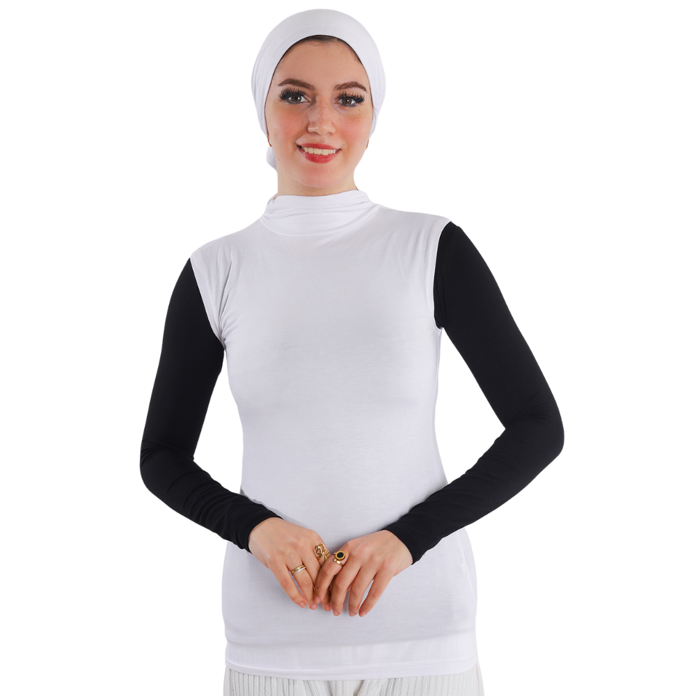 بودي قطن نص رقبة بدون أكمام