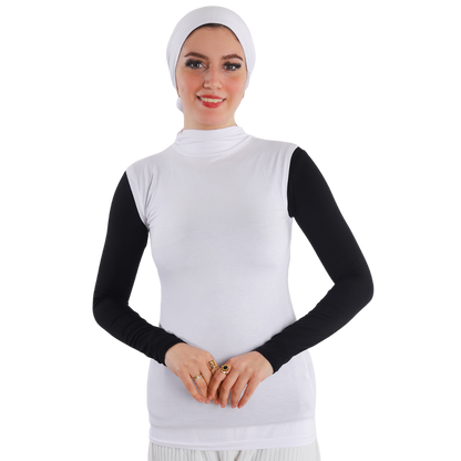 بودي قطن نص رقبة بدون أكمام