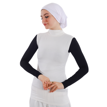 بودي قطن نص رقبة بدون أكمام