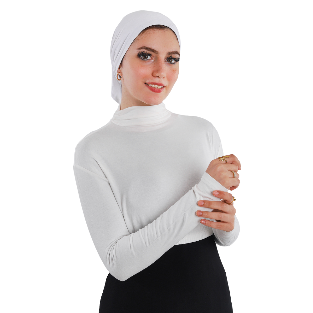 نصف بودي قطن بأكمام طويلة