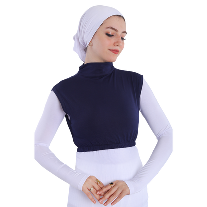 Cotton Sleeveless Crop Top