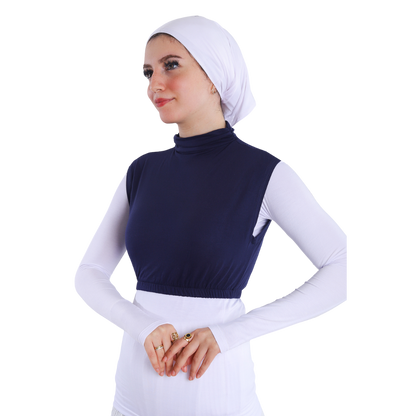 Cotton Sleeveless Crop Top