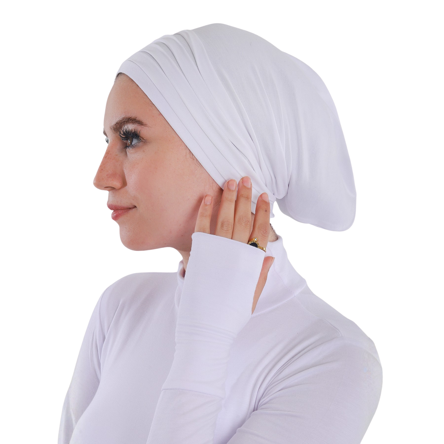 Draped Cotton Bandana