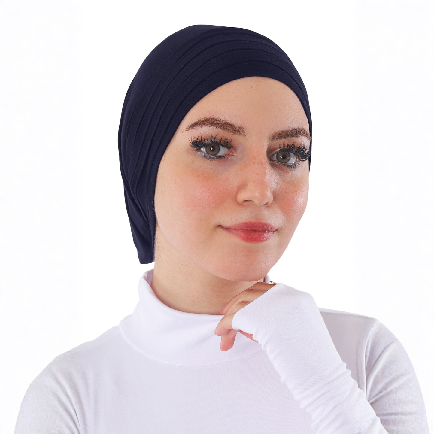 Draped Cotton Bandana