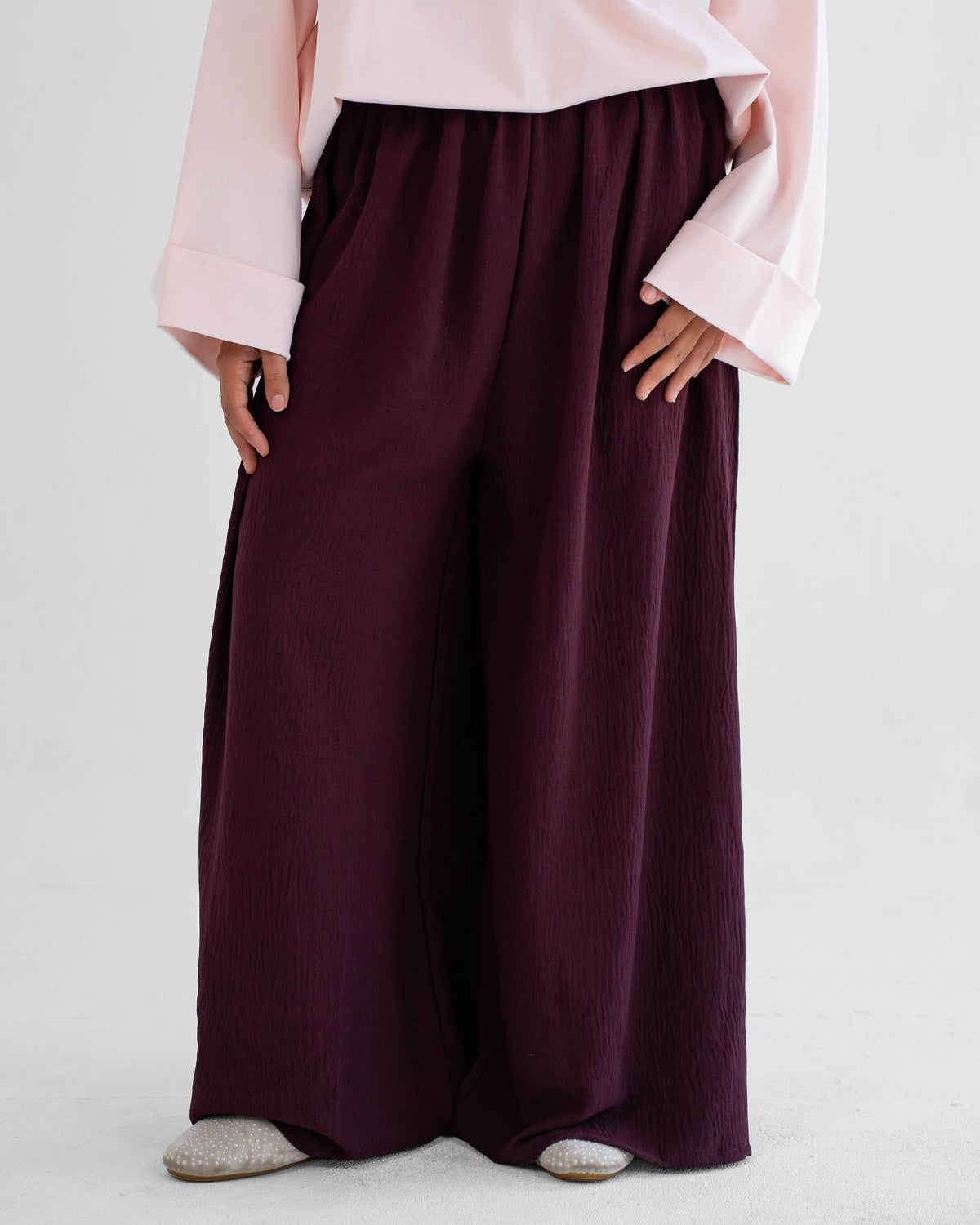 بنطال Wide Leg  حريمي واسع