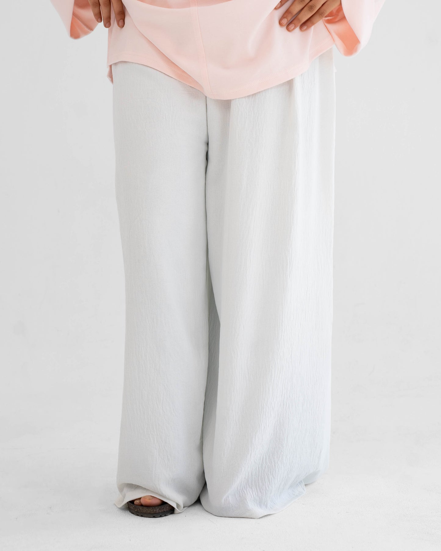 بنطلون Wide Leg حريمي واسع بطبقتين