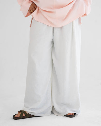 بنطلون Wide Leg حريمي واسع بطبقتين