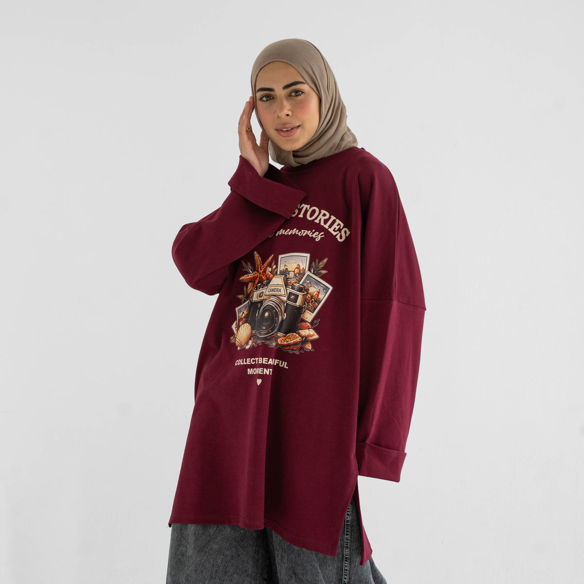 شيرت طباعة أمامية