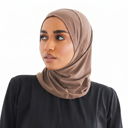 One-Piece Lycra Short Hijab