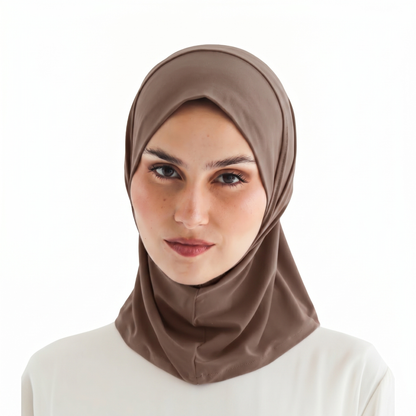 One-Piece Lycra Short Hijab