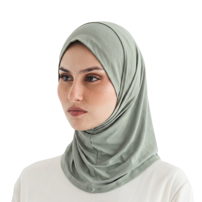 One-Piece Lycra Short Hijab