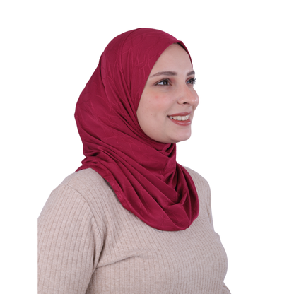 حجاب ليكرا جاكار قطعة واحدة