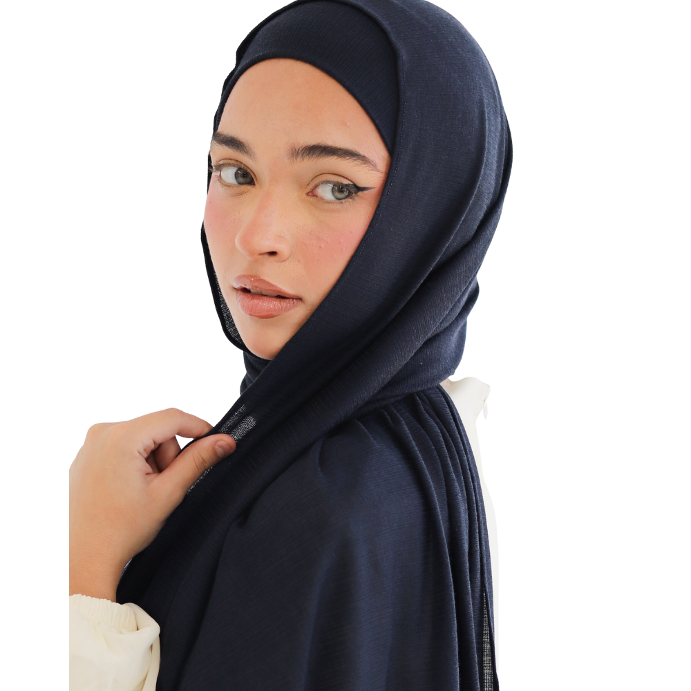 طرحة كويتي زودياك مع بندانة مقفولة  ALTOBEH - خامة زودياك الثابتة والعملية.