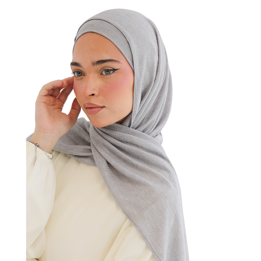 طرحة كويتي زودياك مع بندانة مقفولة  ALTOBEH - خامة زودياك الثابتة والعملية.