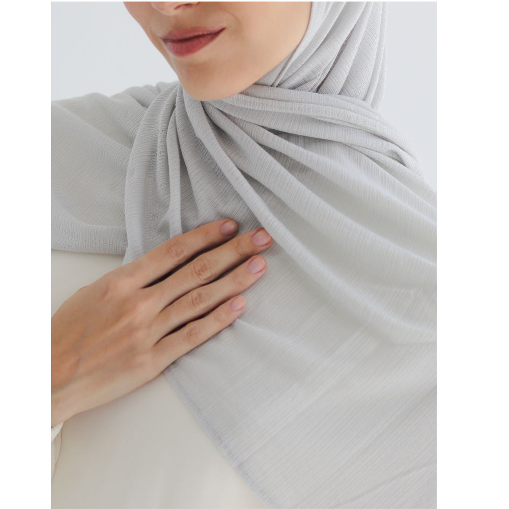 طرحة كويتي زودياك مع بندانة مقفولة  ALTOBEH - خامة زودياك الثابتة والعملية.