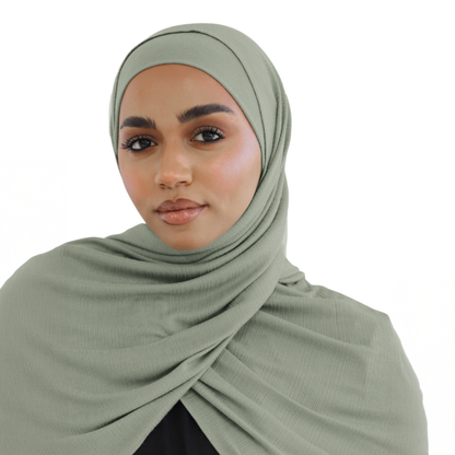 طرحة كويتي زودياك مع بندانة مقفولة  ALTOBEH - خامة زودياك الثابتة والعملية.