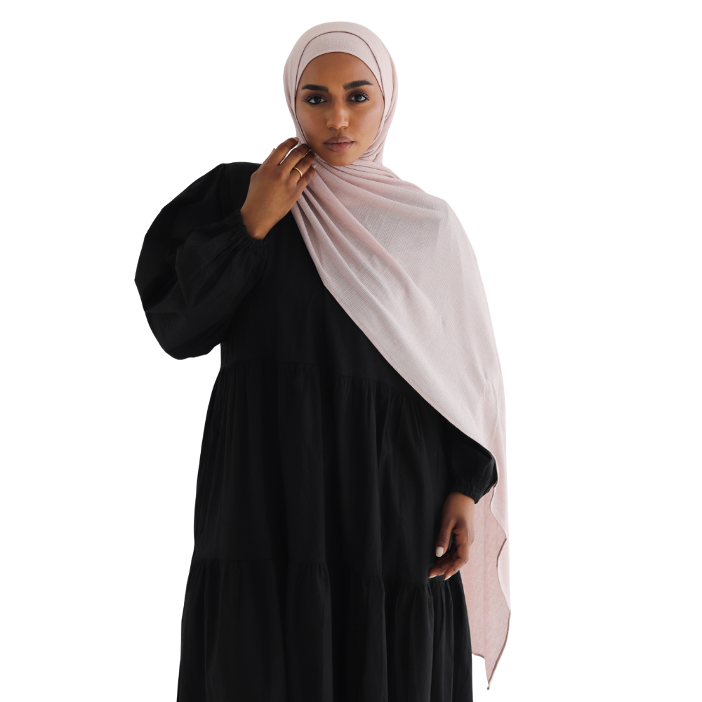 طرحة كويتي زودياك مع بندانة مقفولة  ALTOBEH - خامة زودياك الثابتة والعملية.