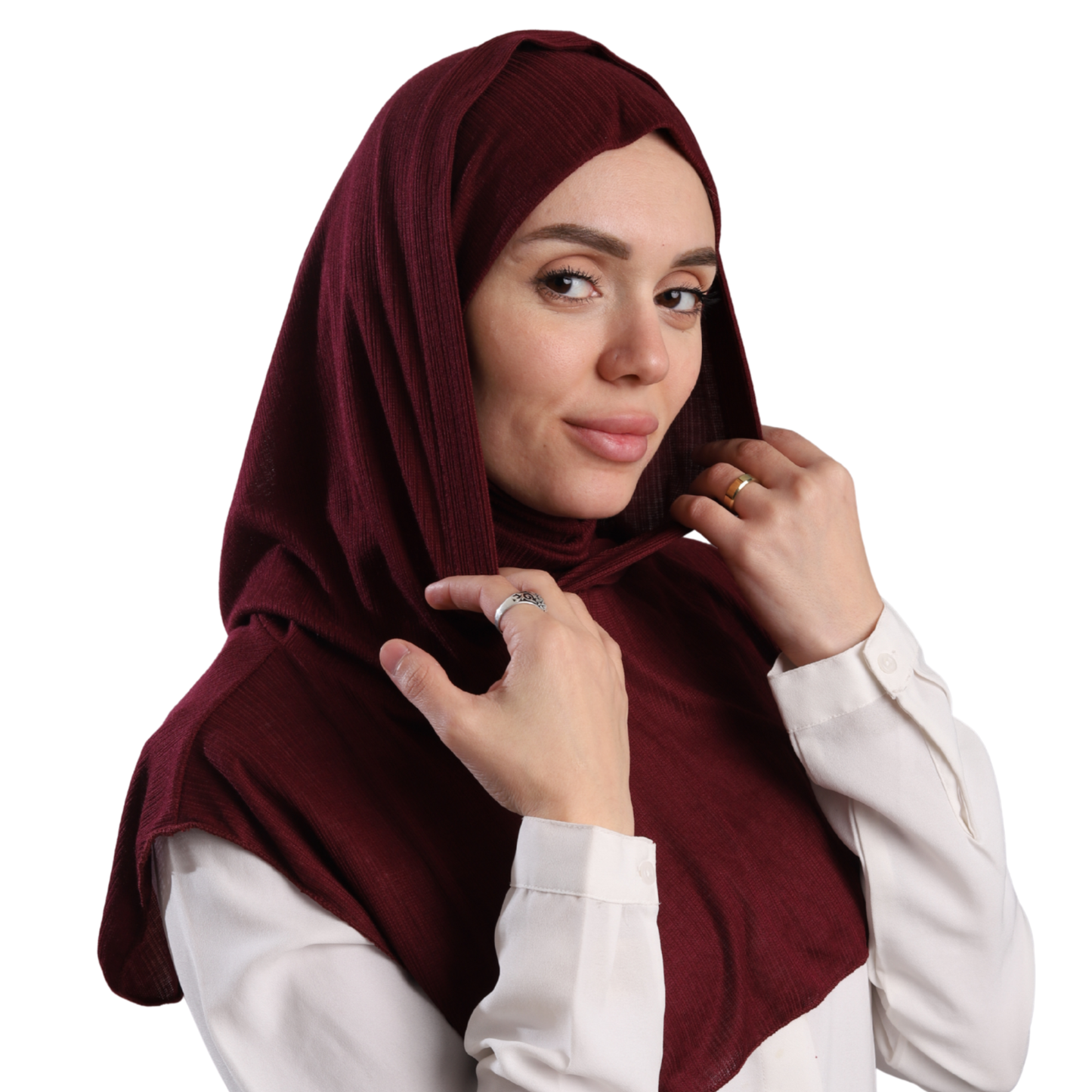 حجاب ايزي سكارف زودياك موديل ايزي وير  ALTOBEH - قطعة واحدة متصلة تلبيسة وكابيشو.