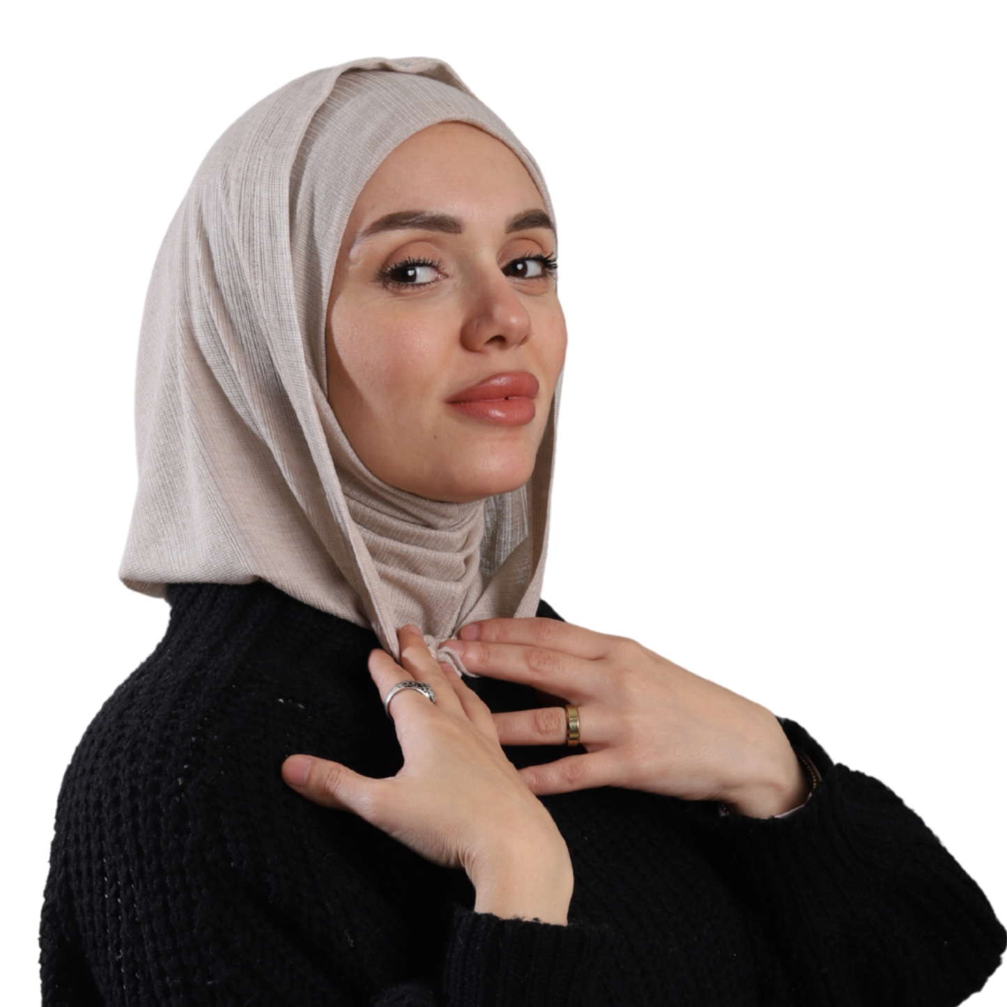 حجاب ايزي سكارف زودياك موديل ايزي وير  ALTOBEH - قطعة واحدة متصلة تلبيسة وكابيشو.