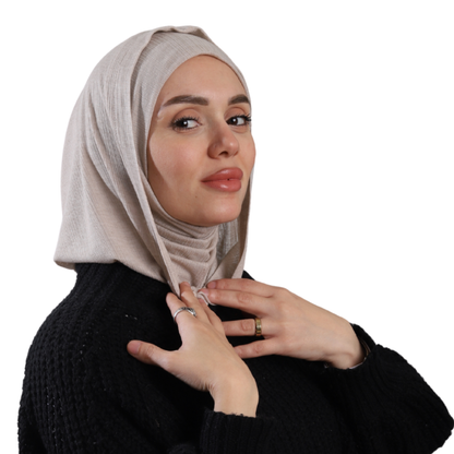 حجاب ايزي سكارف زودياك موديل ايزي وير  ALTOBEH - قطعة واحدة متصلة تلبيسة وكابيشو.