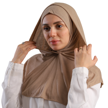 حجاب ايزي سكارف زودياك موديل ايزي وير  ALTOBEH - قطعة واحدة متصلة تلبيسة وكابيشو.