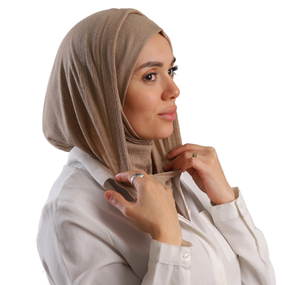 حجاب ايزي سكارف زودياك موديل ايزي وير  ALTOBEH - قطعة واحدة متصلة تلبيسة وكابيشو.
