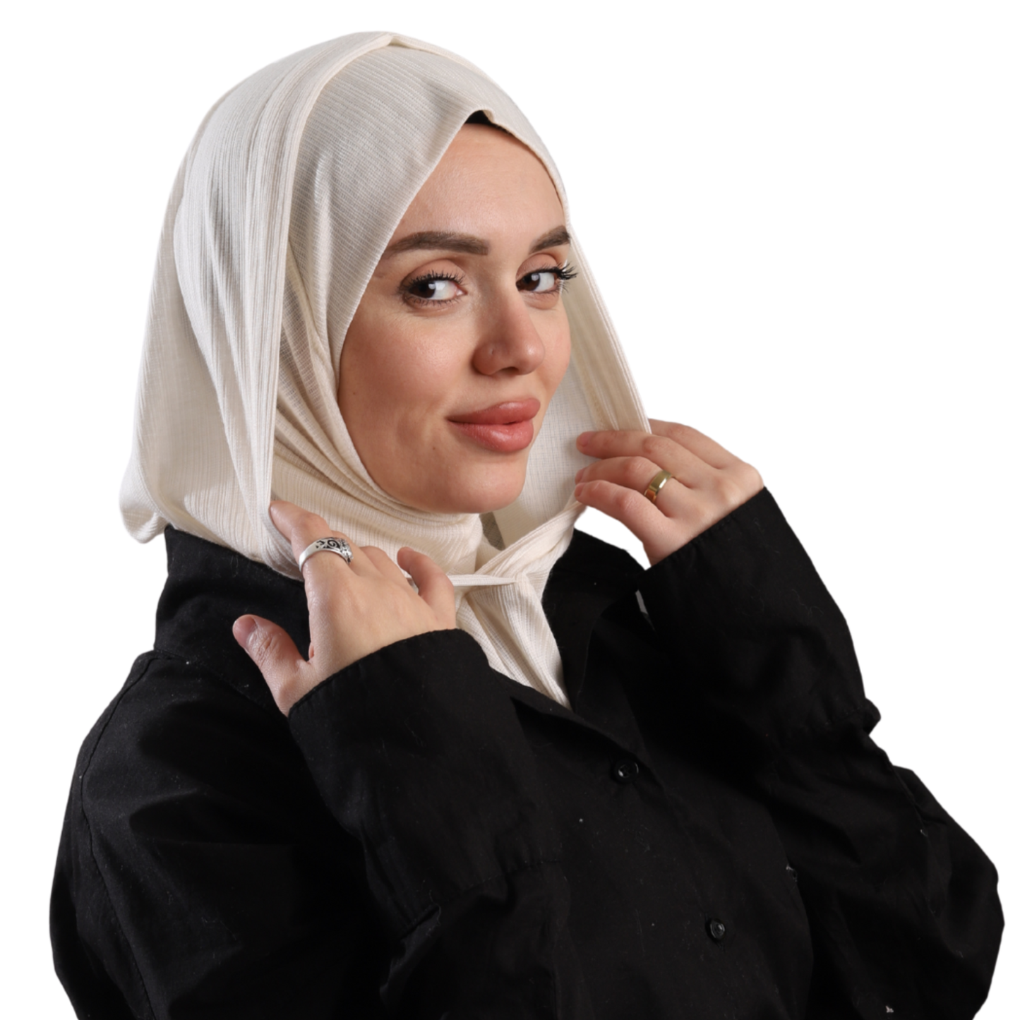 حجاب ايزي سكارف زودياك موديل ايزي وير  ALTOBEH - قطعة واحدة متصلة تلبيسة وكابيشو.